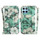 For Honor X8 5G 3D Colored Horizontal Flip Leather Phone Case(Watercolor Flower) - 1