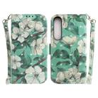 For Sony Xperia 1 IV 2023 3D Colored Horizontal Flip Leather Phone Case(Watercolor Flower) - 1