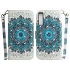 For Sony Xperia 10 IV 2023 3D Colored Horizontal Flip Leather Phone Case(Peacock Wreath) - 1