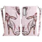 For Sony Xperia 10 IV 2023 3D Colored Horizontal Flip Leather Phone Case(Butterfly High-heeled) - 1