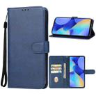For Tecno Spark 10 Pro Leather Phone Case(Blue) - 1