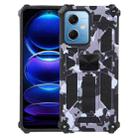 For Xiaomi Redmi Note 12 Camouflage Armor Kickstand TPU + PC Magnetic Phone Case(Grey) - 1