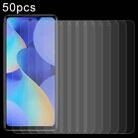 For Tecno Spark 10 Pro 50pcs 0.26mm 9H 2.5D Tempered Glass Film - 1