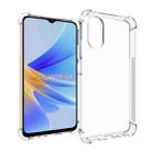 For OPPO A17 Shockproof Non-slip Thickening TPU Phone Case(Transparent) - 1