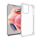 For Xiaomi Redmi Note 12 Global Shockproof Non-slip Thickening TPU Phone Case(Transparent) - 1