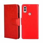 For Kyocera Android One S10 Crystal Texture Leather Phone Case(Red) - 1