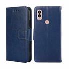 For Kyocera Android One S10 Crystal Texture Leather Phone Case(Royal Blue) - 1