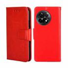 For OnePlus Ace 2/11R Crystal Texture Leather Phone Case(Red) - 1