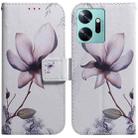 For Infinix Zero 20 / X6821 Coloured Drawing Flip Leather Phone Case(Magnolia) - 1