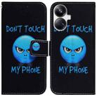 For Realme 10 Pro+ Coloured Drawing Flip Leather Phone Case(Anger) - 1