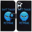 For Realme 10 4G Coloured Drawing Flip Leather Phone Case(Anger) - 1