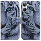 For Realme 10 4G Coloured Drawing Flip Leather Phone Case(Tiger) - 1