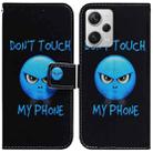 For Xiaomi Redmi Note 12 Pro+ Coloured Drawing Flip Leather Phone Case(Anger) - 1