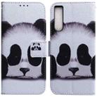 For Sony Xperia 10 IV 2023 Coloured Drawing Flip Leather Phone Case(Panda) - 1