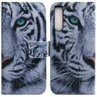 For Sony Xperia 10 IV 2023 Coloured Drawing Flip Leather Phone Case(Tiger) - 1