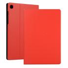 For Galaxy Tab S6 Lite P610 Voltage Elastic Texture Horizontal Flip Leather Case with Holder(Red) - 1