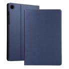 For Galaxy Tab S6 Lite P610 Voltage Elastic Texture Horizontal Flip Leather Case with Holder(Blue) - 1