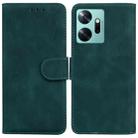 For Infinix Zero 20 / X6821 Skin Feel Pure Color Flip Leather Phone Case(Green) - 1