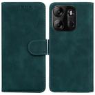 For Tecno Spark Go 2023 / Pop 7 Pro Skin Feel Pure Color Flip Leather Phone Case(Green) - 1