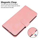 For OPPO Reno8 T 5G / A1 Pro 5G Skin Feel Pure Color Flip Leather Phone Case(Pink) - 5