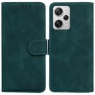 For Xiaomi Redmi Note 12 Pro+ Skin Feel Pure Color Flip Leather Phone Case(Green) - 1