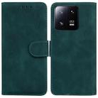 For Xiaomi 13 Pro 5G Skin Feel Pure Color Flip Leather Phone Case(Green) - 1