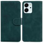 For Honor 80 SE Skin Feel Pure Color Flip Leather Phone Case(Green) - 1
