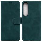 For Sony Xperia 1 IV 2023 Skin Feel Pure Color Flip Leather Phone Case(Green) - 1