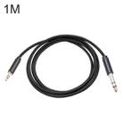 3662BK 3.5mm Male to 6.35mm Male Stereo Audio Cable, Length:1m - 1