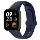 For Redmi Watch 3 Nail Button Silicone Watch Band(Dark Blue) - 1