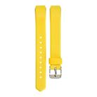 For Fitbit Alta Silicone  Watch Band with Buckle(Yellow) - 1