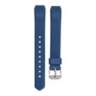 For Fitbit Alta Silicone  Watch Band with Buckle(Dark Blue) - 1