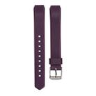 For Fitbit Alta Silicone  Watch Band with Buckle(Dark Purple) - 1