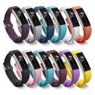For Fitbit Alta Silicone  Watch Band with Buckle(Purple) - 5
