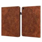 For Huawei MatePad SE 10.4 2022 Peacock Embossed Pattern Leather Tablet Case(Brown) - 1