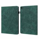 For Huawei MatePad SE 10.4 2022 Peacock Embossed Pattern Leather Tablet Case(Green) - 1