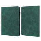 For Samsung Galaxy Tab S5e Peacock Embossed Pattern Leather Tablet Case(Green) - 1