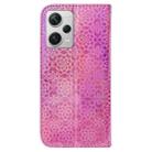 For Xiaomi Redmi Note 12 Pro+ Colorful Magnetic Buckle Leather Phone Case(Pink) - 3