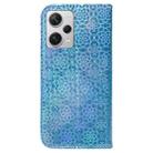 For Xiaomi Redmi Note 12 Pro+ Colorful Magnetic Buckle Leather Phone Case(Blue) - 3
