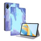 For Honor Pad V8 Pro Watercolor Pattern Flip Leather Tablet Case(Winter Snow) - 1