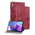 For Lenovo Tab P11 Gen 2 11.5 Tiger Pattern Flip Leather Tablet Case(Red) - 1