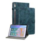 For Lenovo Tab P11 Pro Gen 2 11.2 Tiger Pattern Flip Leather Tablet Case(Dark Blue) - 1