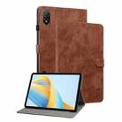 For Honor Pad V8 Pro Tiger Pattern Flip Leather Tablet Case(Brown) - 1