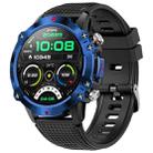 K10 1.39 inch IP67 Waterproof Smart Watch, Support Heart Rate / Sleep Monitoring(Black Blue) - 1