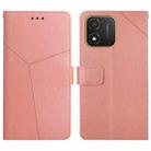 For Honor X5 4G HT01 Y-shaped Pattern Flip Leather Phone Case(Pink) - 1