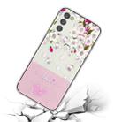 For Samsung Galaxy A14 5G / 4G Bronzing Butterfly Flower TPU Phone Case(Peach Blossoms) - 2