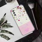 For Samsung Galaxy A14 5G / 4G Bronzing Butterfly Flower TPU Phone Case(Peach Blossoms) - 4