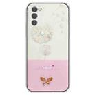 For Samsung Galaxy A54 5G Bronzing Butterfly Flower TPU Phone Case(Dandelions) - 1