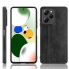 For Xiaomi Redmi Note 12 Pro Speed/Poco X5 Pro 5G Sewing Cow Pattern Skin PC + PU + TPU Phone Case(Black) - 1