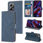 For Xiaomi Redmi Note 12 Pro+ / Note 12 Discovery Fantasy Skin-feel Calfskin Texture Leather Phone Case(Blue) - 1